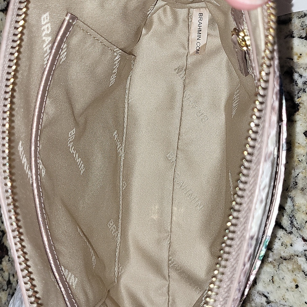 Brahmin Amal Piaffe Snake Print Crossbody - Picture 14 of 16
